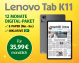 Lenovo Tab K11-Angebot: Beinhaltet ein kostenloses Tablet und ein 12-monatiges Digital-Abo der Bergedorfer Zeitung.