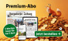 Text: Für Sparfüchse. 5 Wochen lesen für nur 5 Euro, nur 1 Euro pro Woche. Jetzt bestellen.