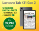 Lenovo Tab K11 Gen 2 - Angebot: Beinhaltet ein kostenloses Tablet und ein 12-monatiges Digital-Abo der Bergedorfer Zeitung.